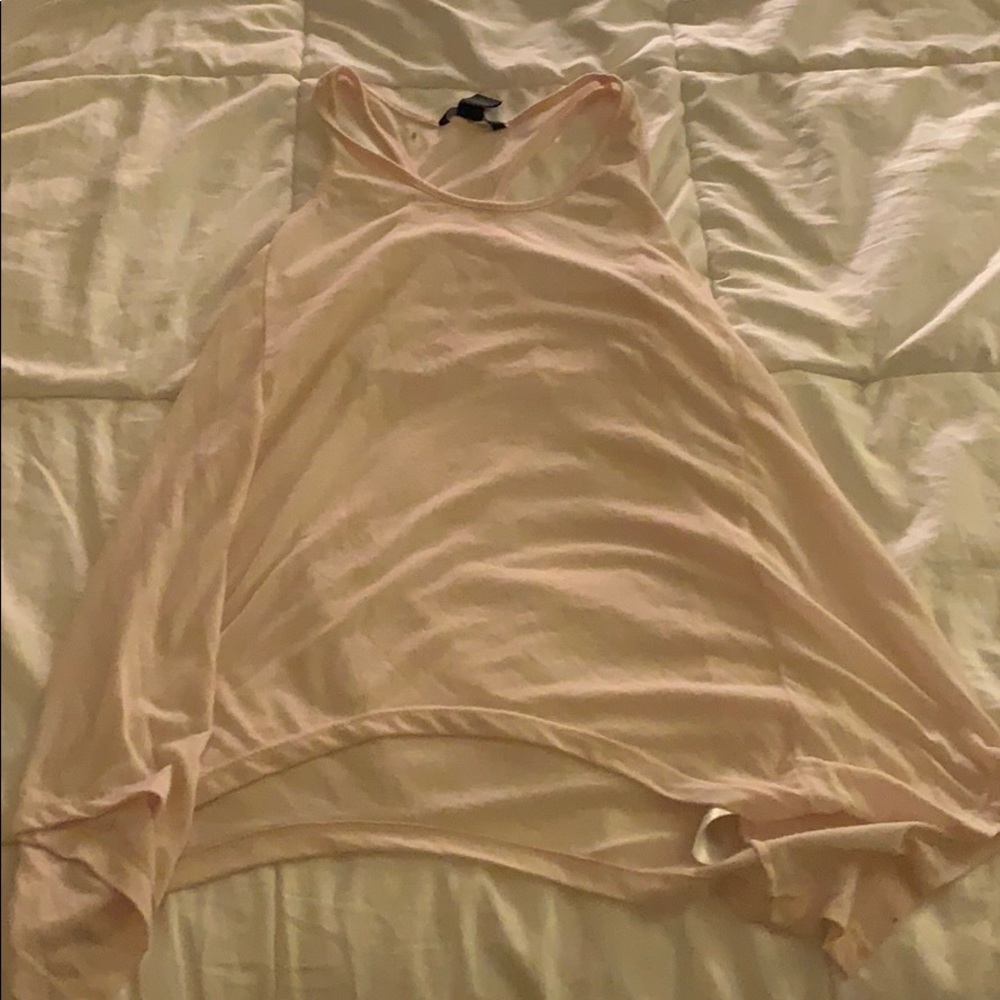 Pink loose shirt